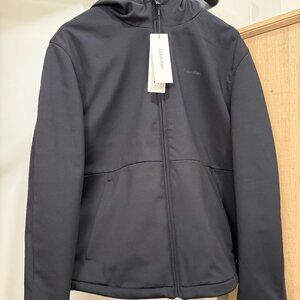 Calvin Klein Men’s Black Hooded Insulated Jacket – Size M – NWT